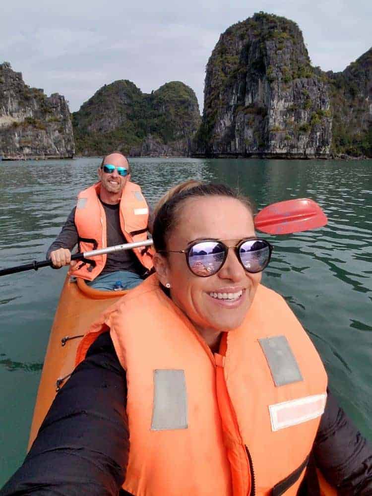 Kayaking among the many islands