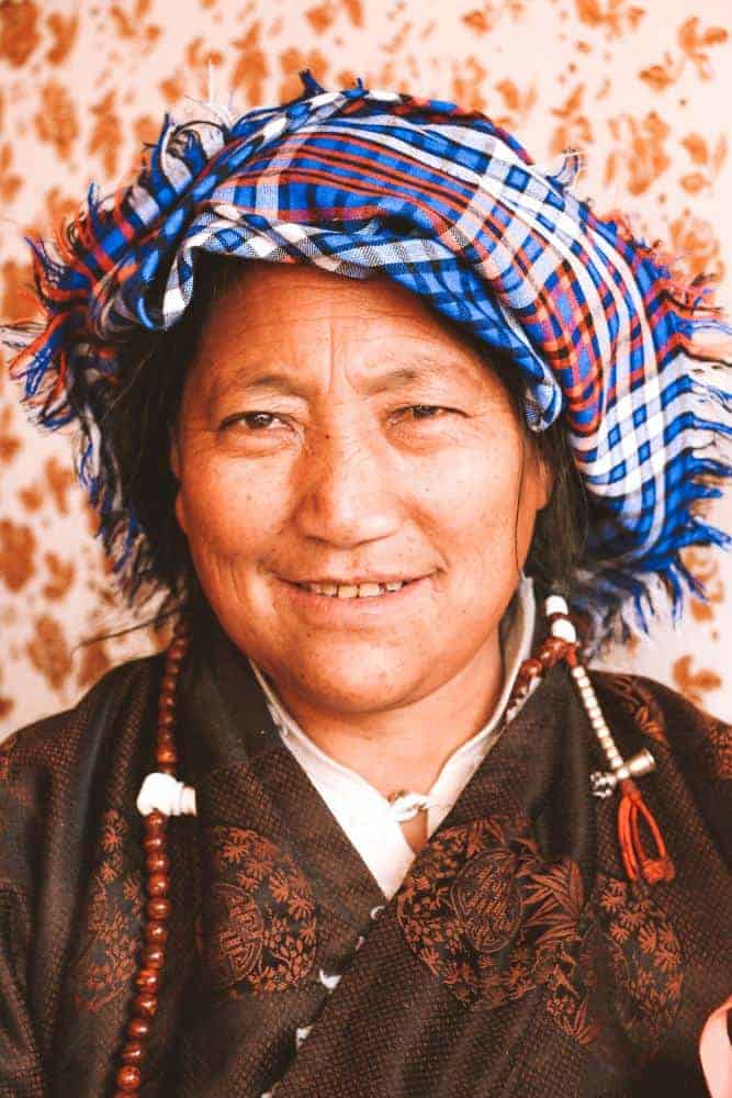 Woman in Tibet