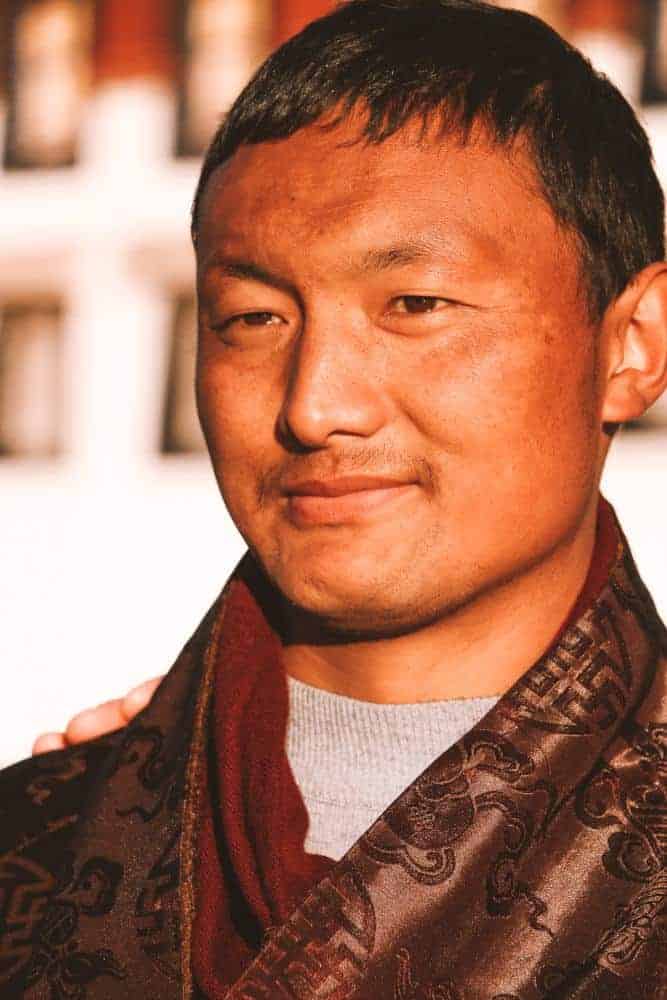 Man in Tibet