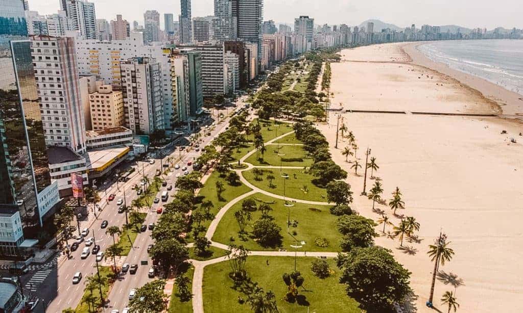 Santos is great destination when you backpacking in Brazil
