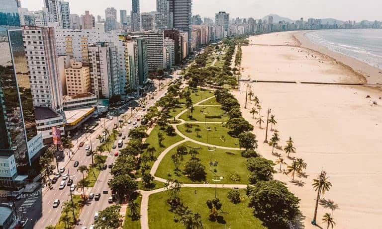 Santos is one of the sao paulo beaches and a great side trip from Sao Paulo
