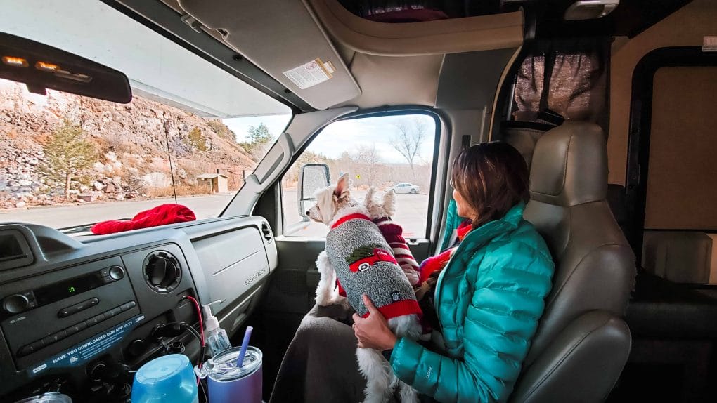RV road trip with pets