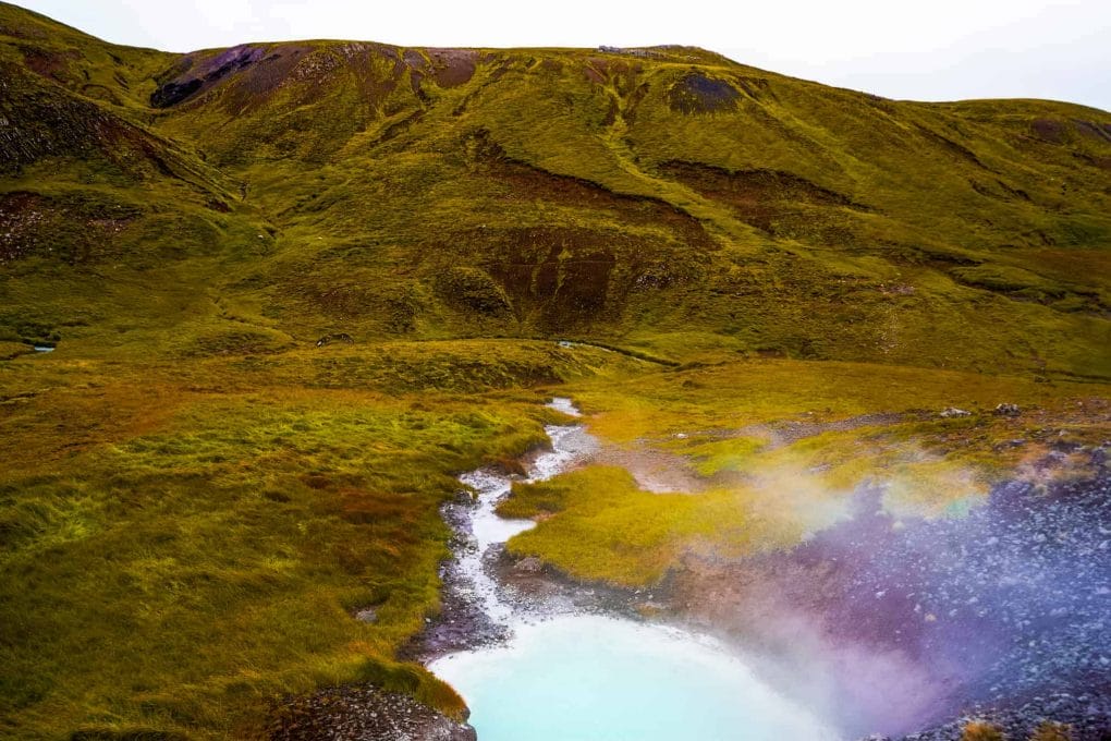 Reykjadalur Hot spring is one of the must visit attractions in Iceland if you are driving the Ring Road