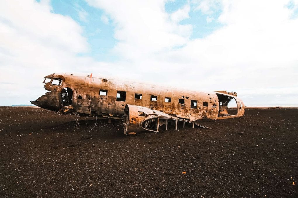 The plane crash is such a unique Iceland Landmark