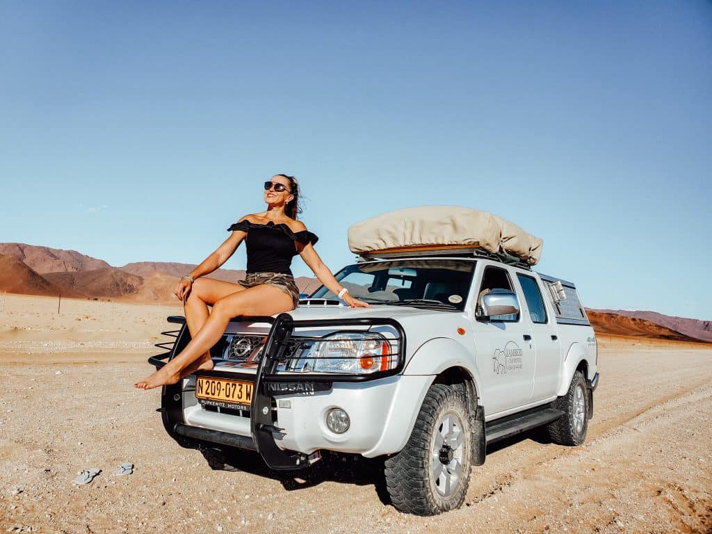 renting a car in namibia