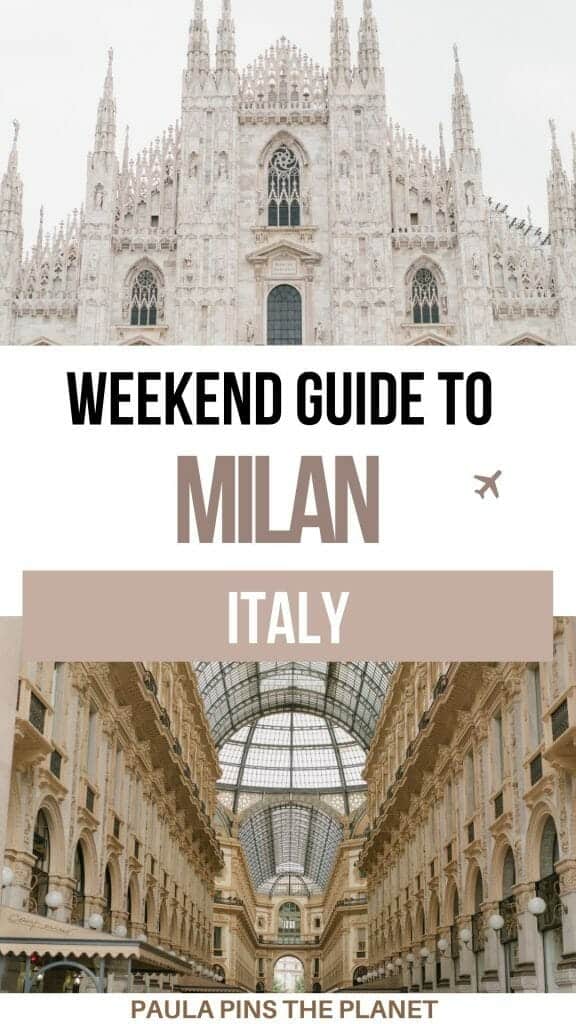Milan for 2 Days Pinterest